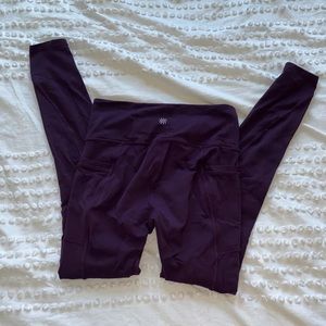 Purple Athleta Leggings